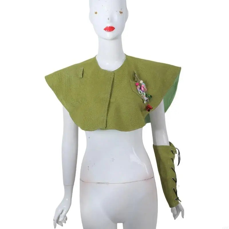 28TC Comfortable Parrots Shoulder Cape With Arm Protective Covers for Bird Training