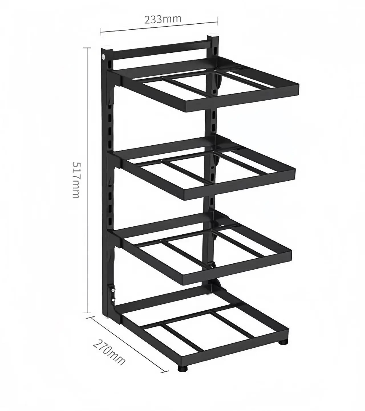 Estante de almacenamiento para fregadero de cocina, estante de almacenamiento de cocina de varias capas para gabinetes de cocina del hogar, estante ajustable para ollas