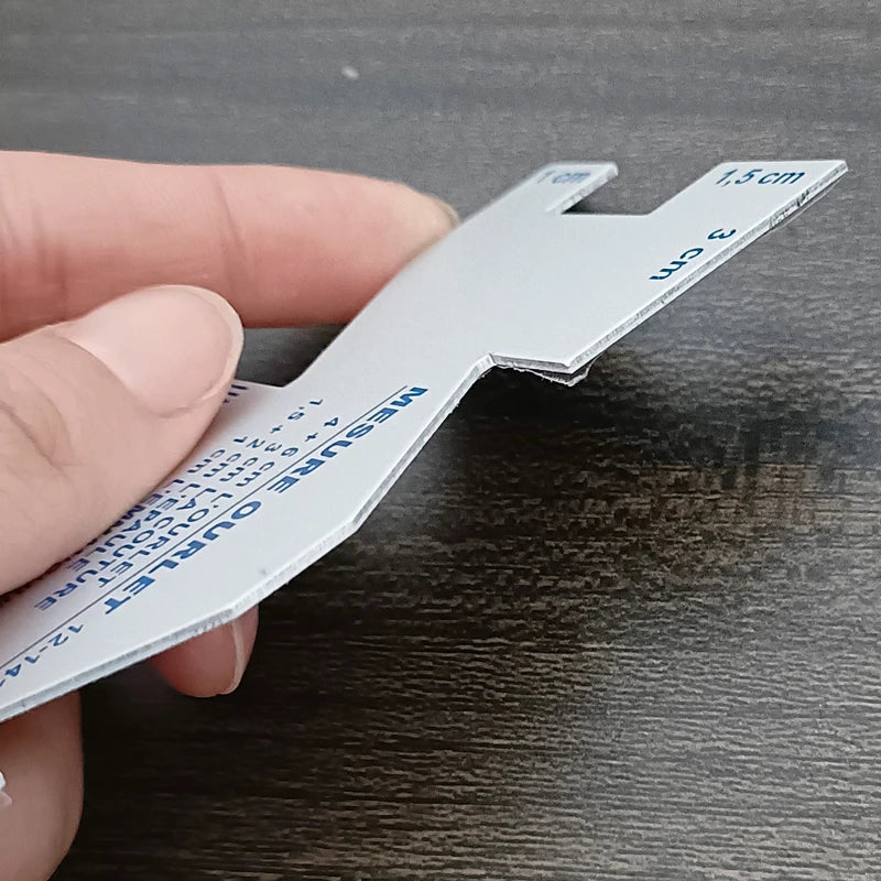 Precision Seam Measuring Gauge Quilting Ruler Template for Sewing and DIY Patchwork Craft Accessories 1 or 2 Pieces