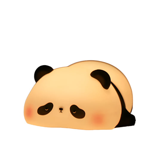 Panda LED Night Light Cute Silicone Touch Lamp USB Rechargeable Bedroom Decor Perfect Children's Gift