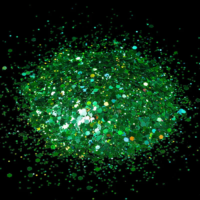 10g Holographic Hexagon Chunky Glitter for Epoxy Resin Art