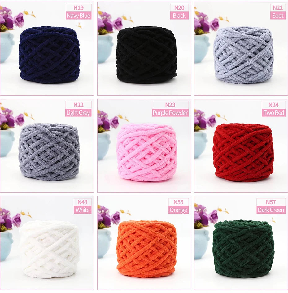 QJH Chunky Blanket Knitting Yarn for Cozy Throws and Pillows