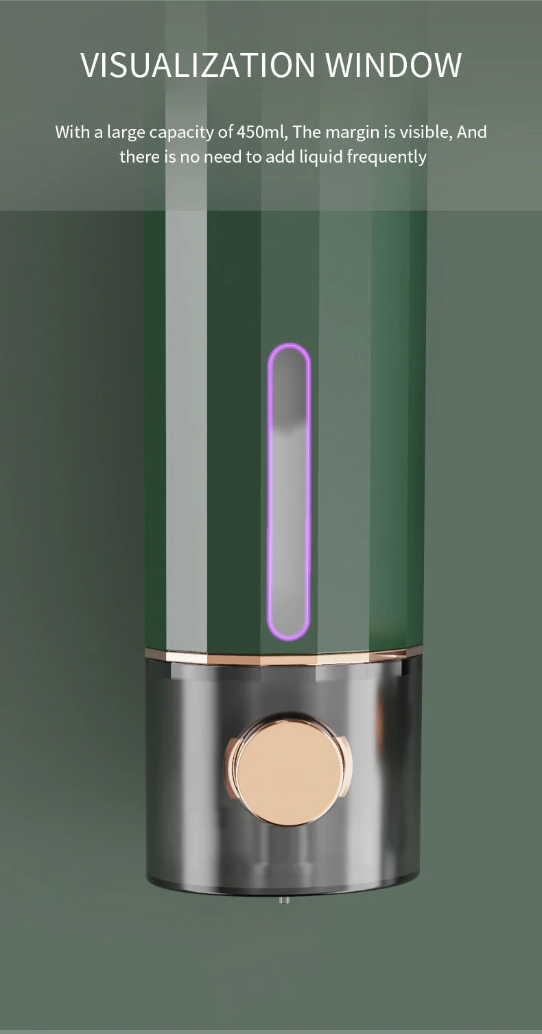 Manual Wall Mounted Soap Dispenser for Bathroom and Hotel Use - Versatile Hand Soap and Shower Gel Dispenser