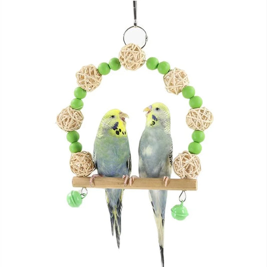 Bird Toy Swing Parrot Toy Swing Supplies Parrot Hammock Pet Toy Pet Supplies accesorios para pájaros  попугаи