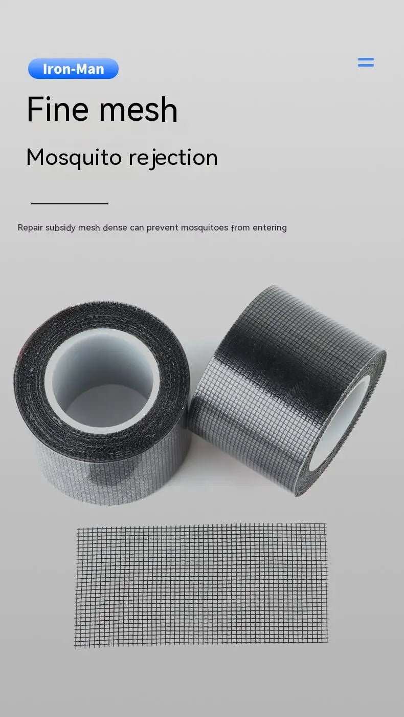 repairs mosquito nets Window Screen Tape Strong Self-adhesive Net Door Fix Patch Anti-Insect Mosquito Mesh Broken Holes Repair t