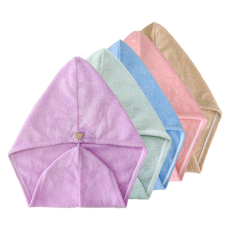 Microfiber Hair Towel Wrap for Women, Quick-Dry Hair Turban