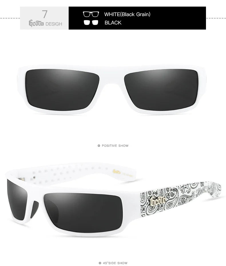 GCOTX Trendy Brand Polarized Sunglasses Hip Hop Style 2024– Curacao