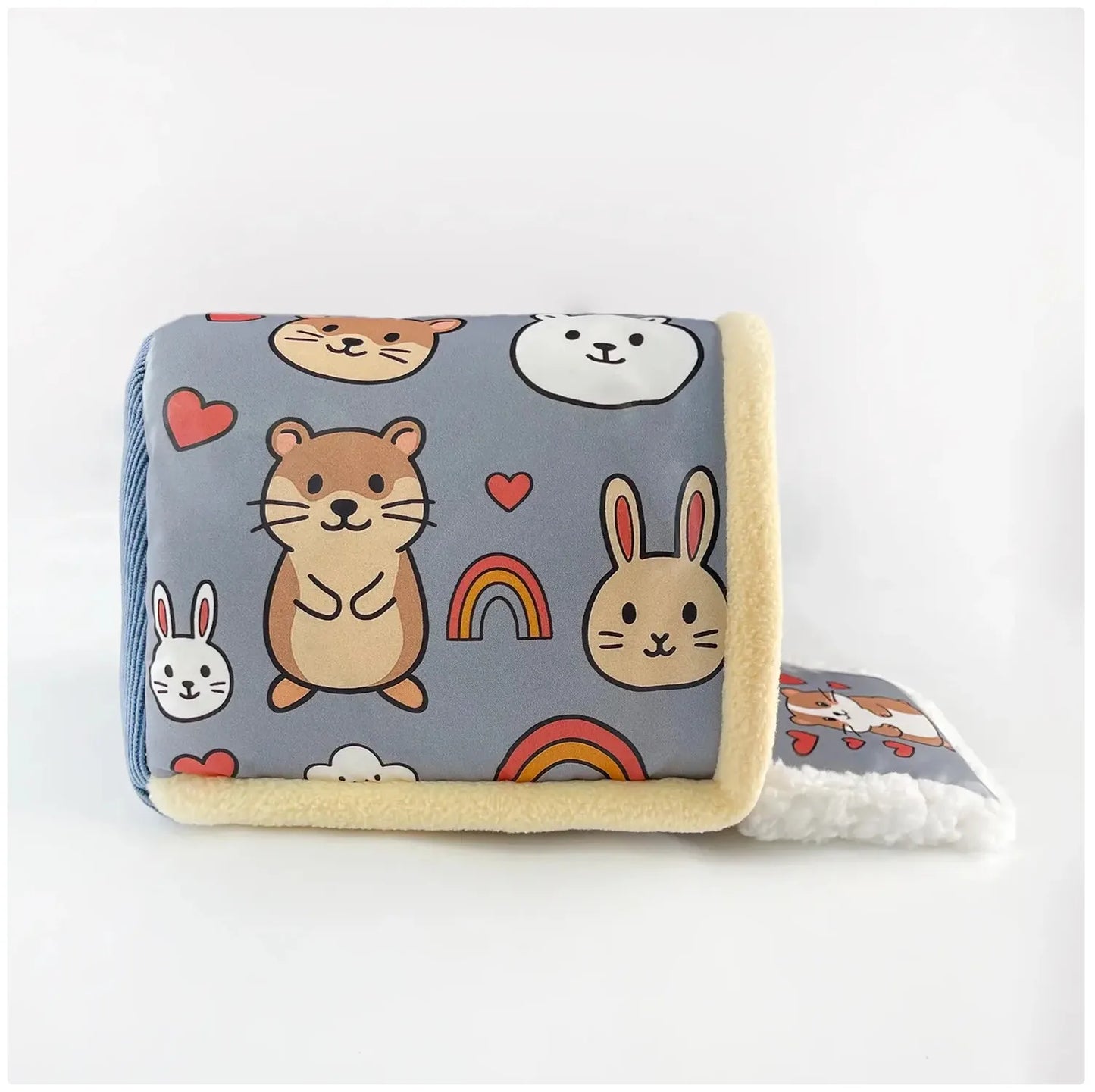 New Style Pet Cotton Nest Winter Insulated House Hamster Nest Golden Thread Bear Flower Branch Rat Add Cotton Warm Nest Little