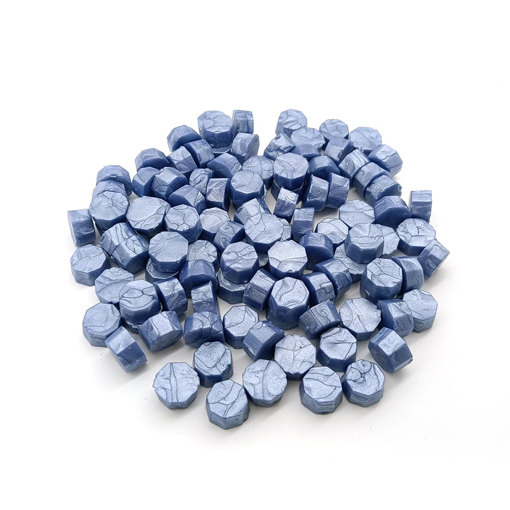 100pcs Colorful Metallic Golden Sealing Wax Beads for DIY Gifts and Invitations