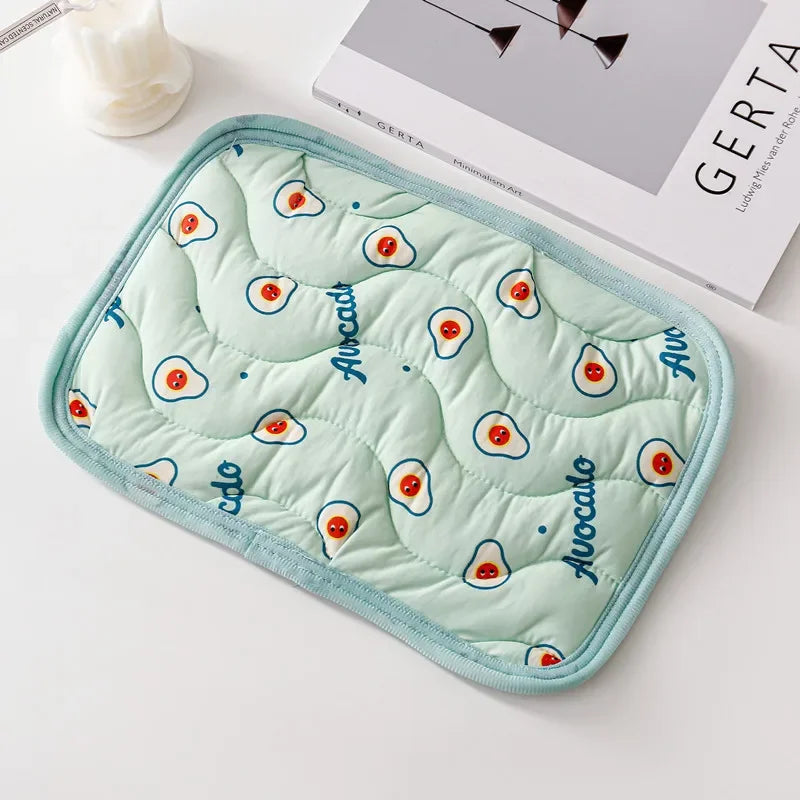 Small Pet Cooler Mat Summer Ice Silk Cool Feeling Pet Mat Hamster Kennel Mat Guinea Pig Chinchilla Rabbit Small Pet Cooling Mat