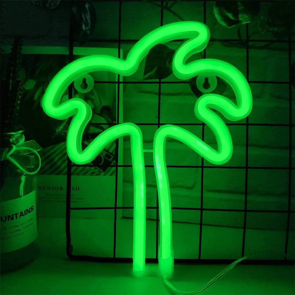 USB/Battery LED Neon Sign Lights Musical Note Wall Art Decor