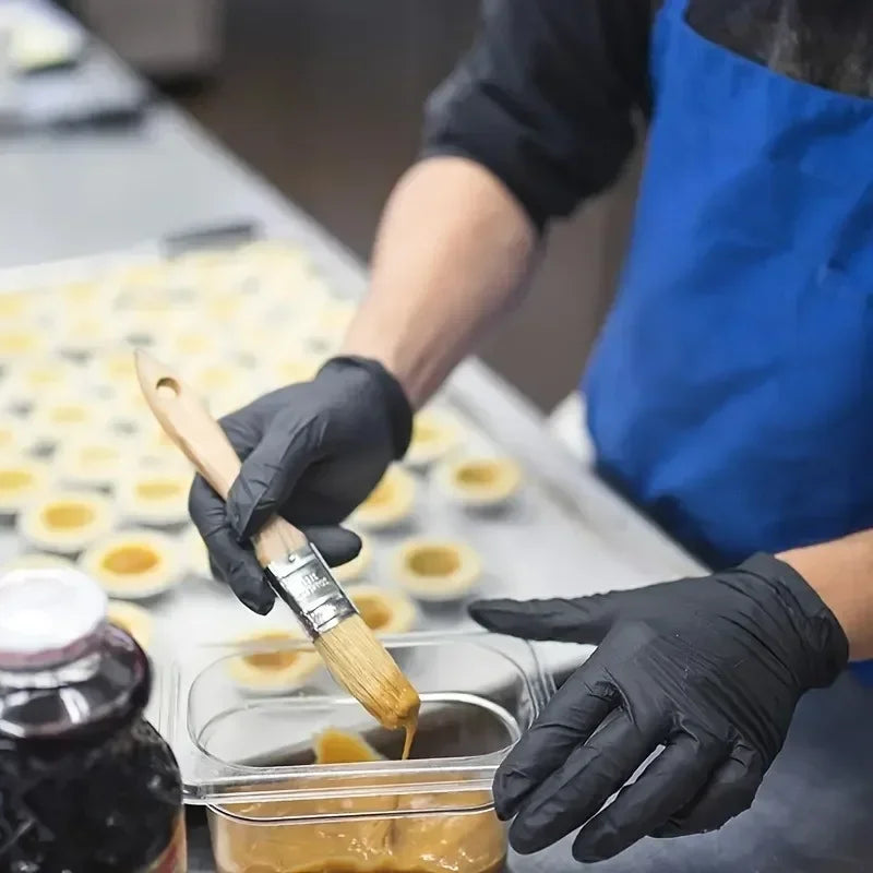 Disposable Nitrile Waterproof Gloves for Kitchen and Household Cleaning Tasks