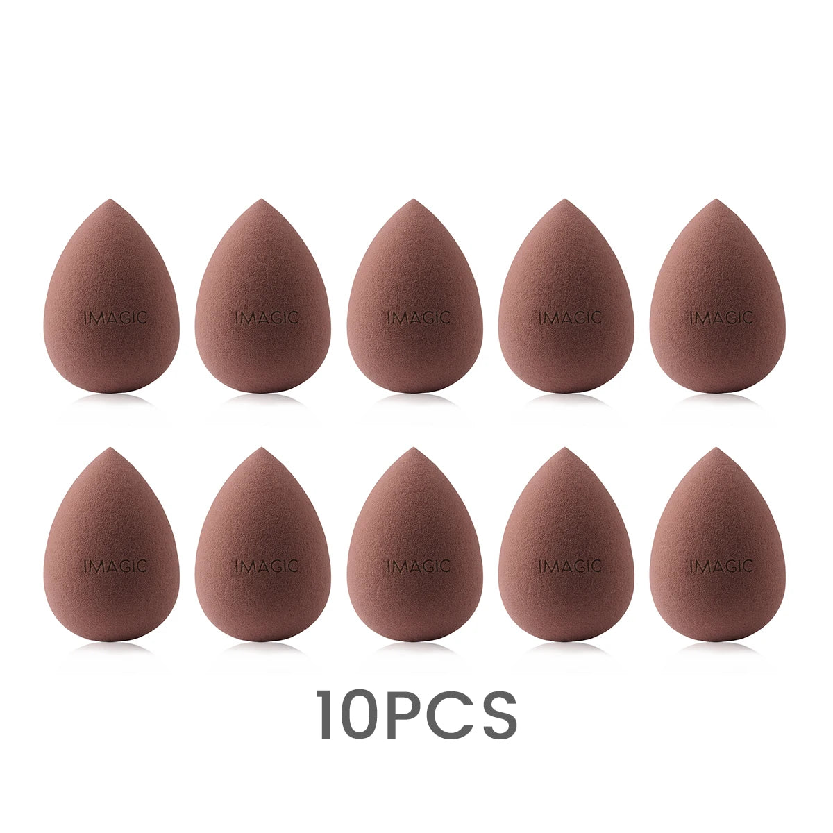IMAGIC Professional Makeup Sponge Set 10 Pcs Ultra-Soft Wet and Dry Beauty Blender Puff for Flawless Application