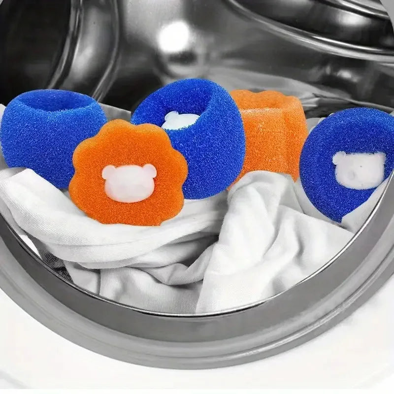 Clearance Washing Machine Bear Cleaning Balls Pet Hair Remover