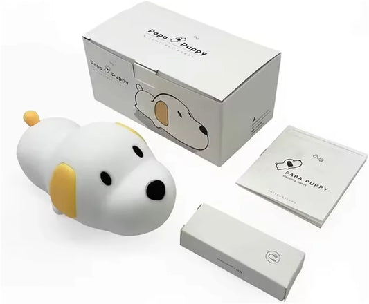 Bunny Silicone Night Light for Kids Room USB Rechargeable Dimmable Sleep Lamp with Timer