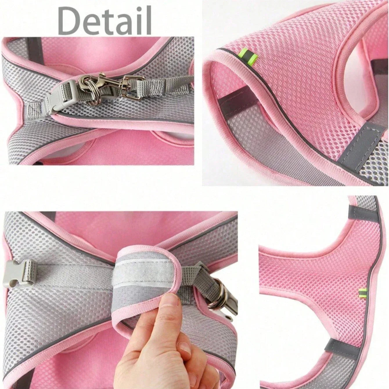 Cat Harness Adjustable Pet Harnesses Reflective Leashes Set Pet Harness for Cats Small Dogs Pug Chihuahua Cat Accessories