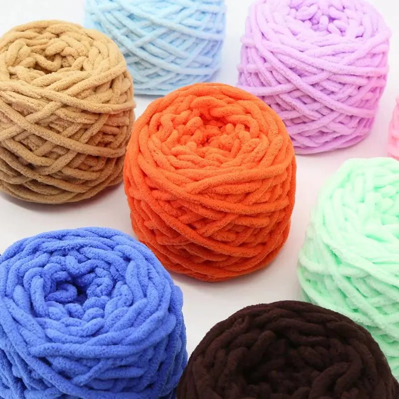 QJH Chunky Blanket Knitting Yarn for Cozy Throws and Pillows
