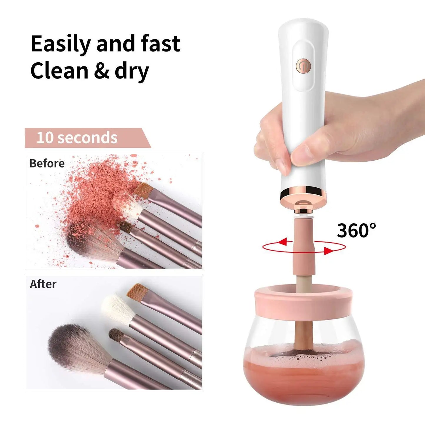 Professional 1PC Electric Makeup Brush Cleaner Fast Drying