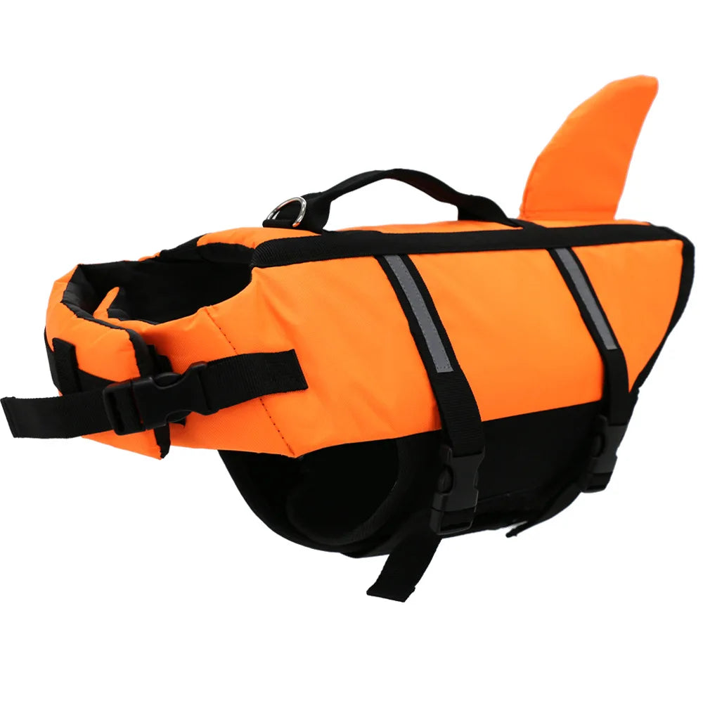 Dog Life Jacket with Rescue Handle, Reflective Dog Harness Life Vest for Swimming Boating Puppy for Small Medium Large Dogs
