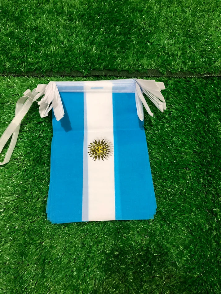 Argentina bunting flags 1 pc with 20 mini flags