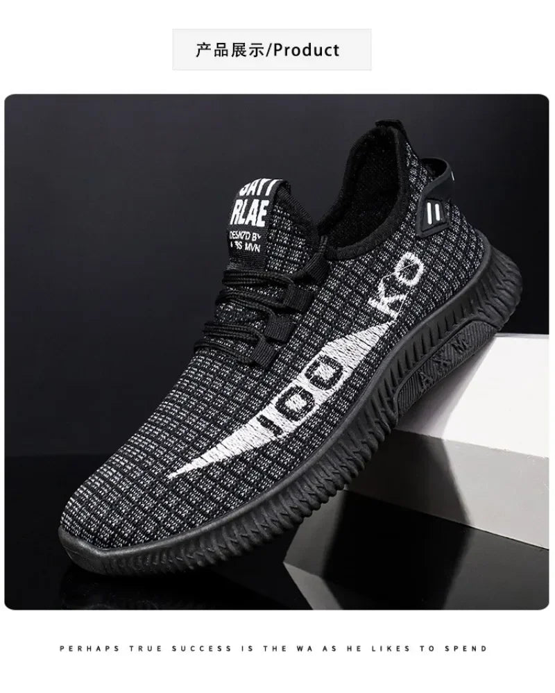 Breathable Mesh Sneakers Comfortable Casual Sport Shoes Fashion Shoes Lightweight Deodorant Outdoors Shoes Plus Size 39-44