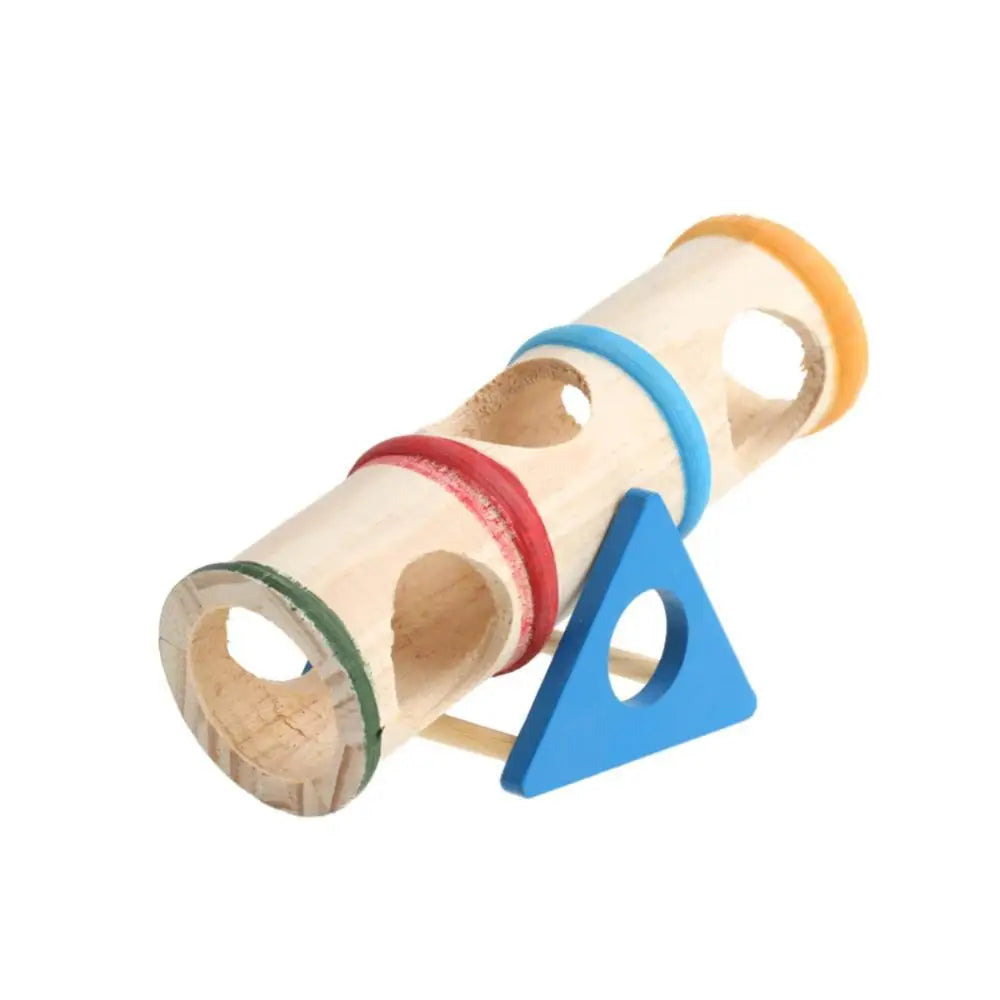 Hamster Toys Wooden Colorful Funny Seesaw Mouse Chinchilla Gerbil Hedgehog Cage House Pet Accessories