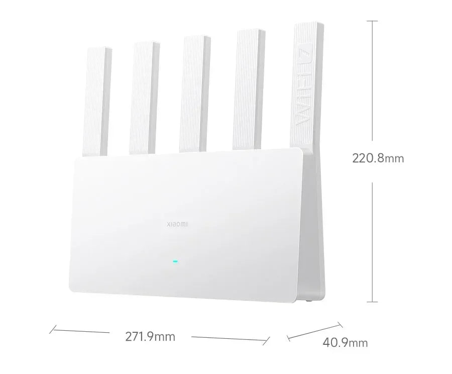 Router Xiaomi BE5000 WiFi 7 2.5G Puerto de red de 5011Mbps Memoria de 512MB Acceso de banda ancha dual de 2.4/5GHz Protección de seguridad de red