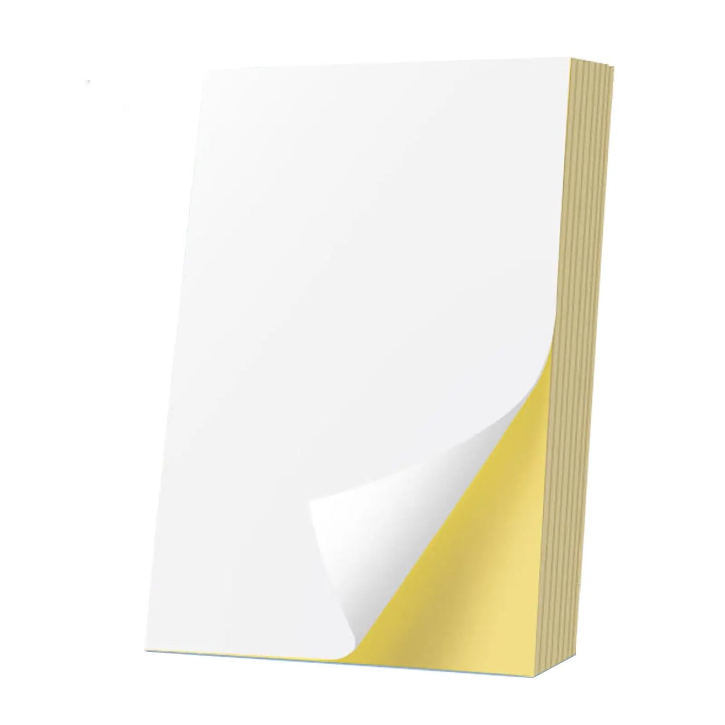 A4 Matte White Self-Adhesive Label Sheets for Inkjet and Laser Printers Easy Peeling Printable Stickers 200 Count