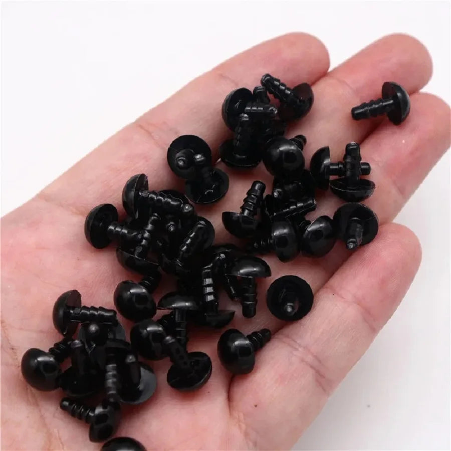 8/10/12/14mm Plastic Safety Eyes For Toys DIY Mix Size Amigurumi Accessories