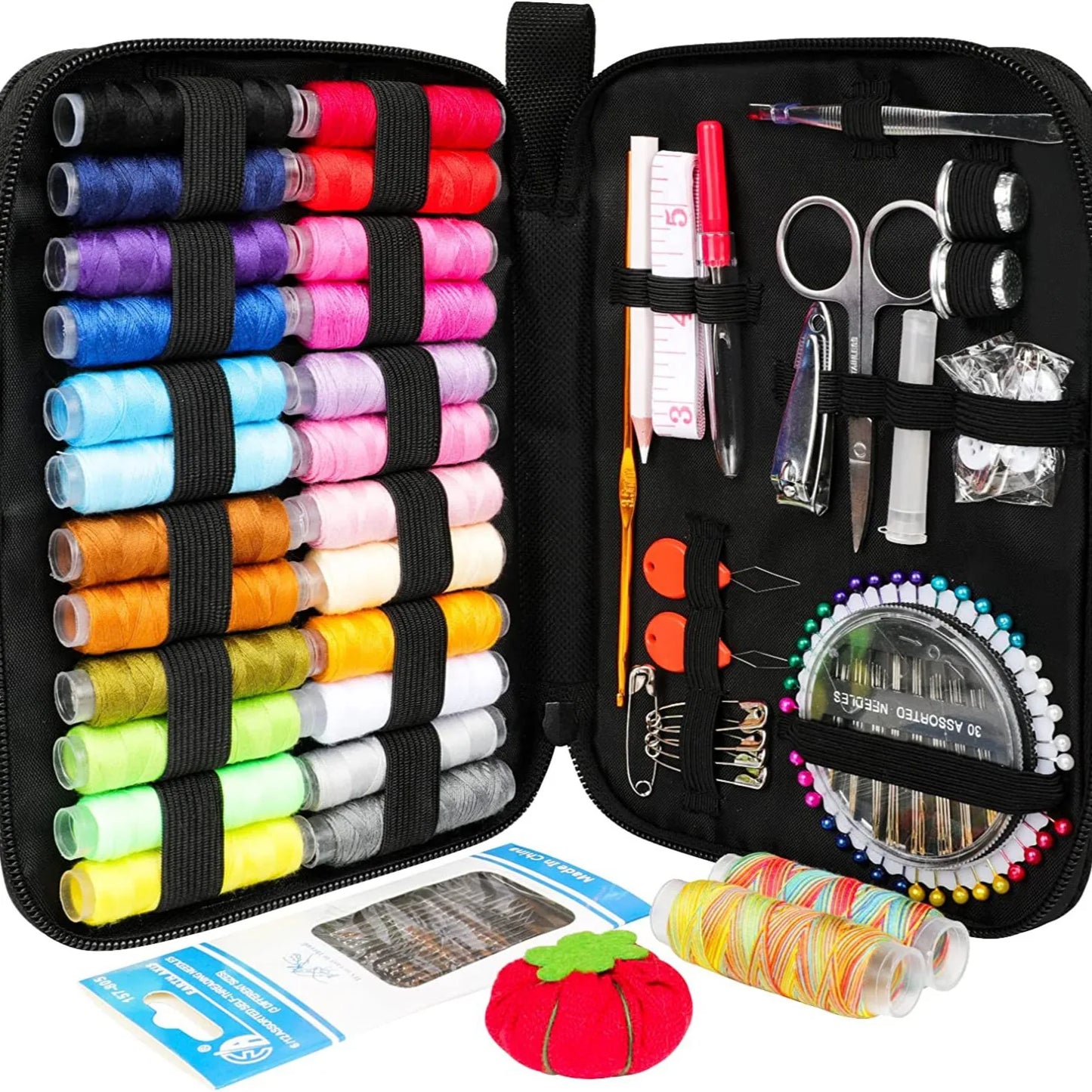 230 Piece Sewing Kit DIY Multi-Function Sewing Box Set for Hand Quilting Embroidery and Stitching Accessories