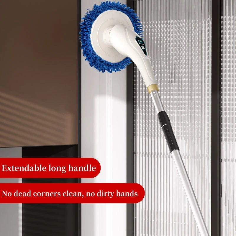 Xiaomi 8 in 1 Electric Cleaning Brush Multifunctional Portable Household Tool with LED Display for Kitchen and Bathroom Cleaning