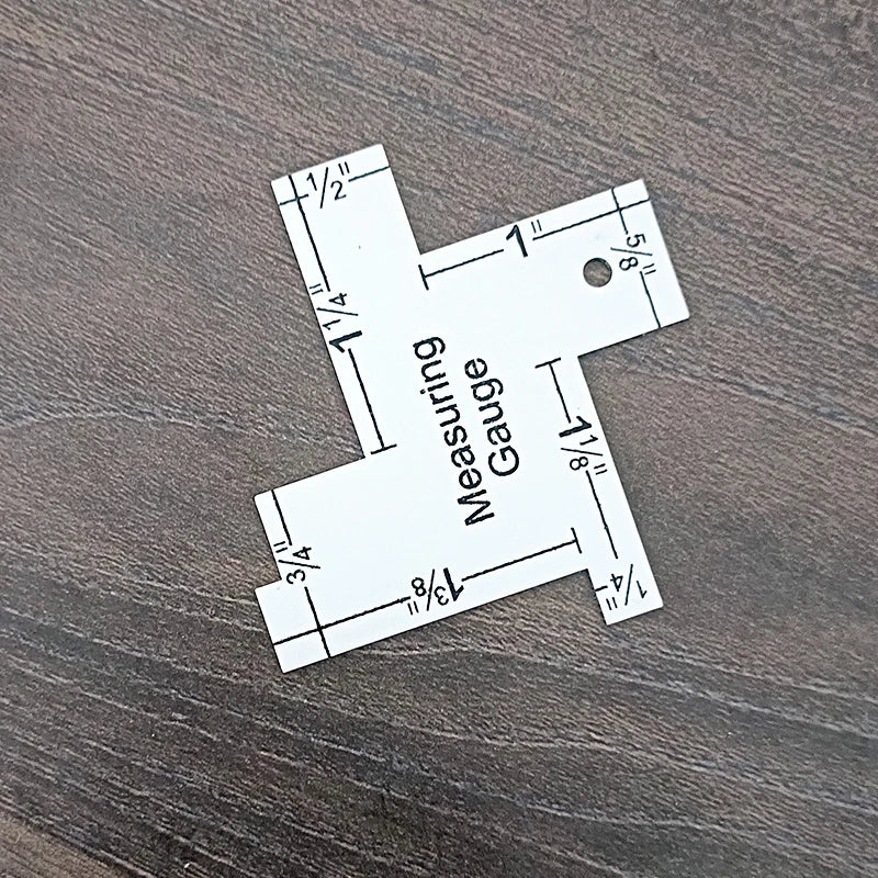 Precision Seam Measuring Gauge Quilting Ruler Template for Sewing and DIY Patchwork Craft Accessories 1 or 2 Pieces