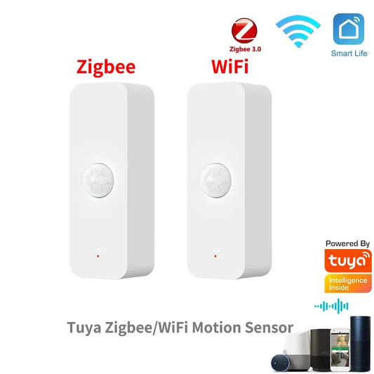 Sensor de movimiento PIR Tuya WiFi Zigbee Detector de infrarrojos para el cuerpo humano para el hogar inteligente Seguridad Smart Life Funciona con Alexa Google Home