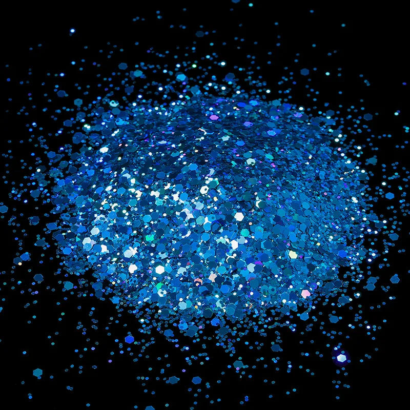 10g Holographic Hexagon Chunky Glitter for Epoxy Resin Art