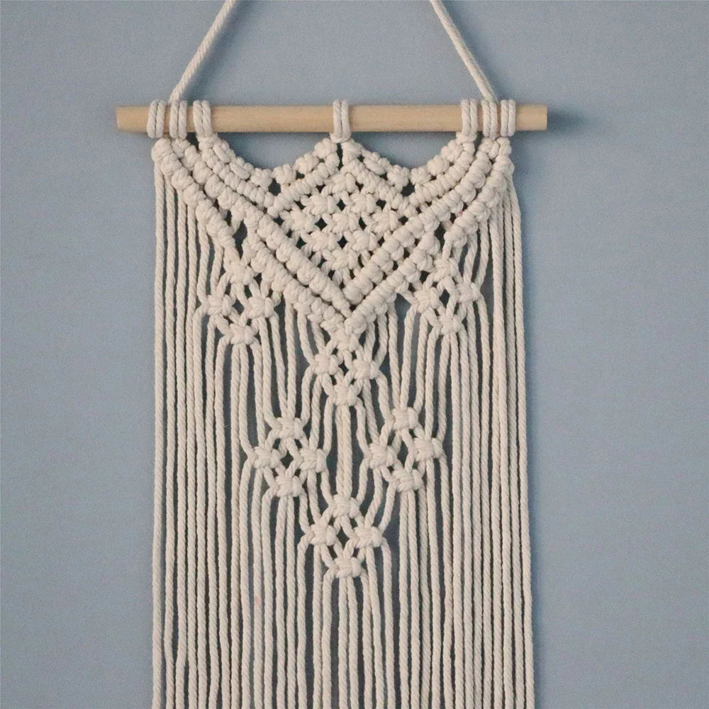 Macrame Wall Hanging Handwoven Bohemian Cotton Rope Tapestry Home Decoration European And American Style