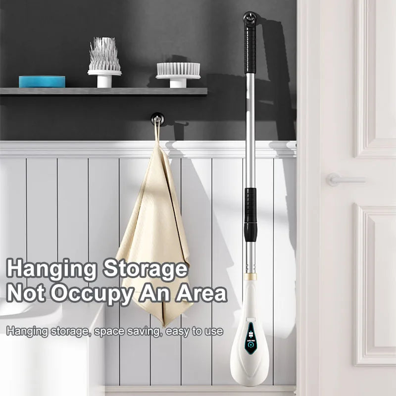 Xiaomi 8 in 1 Electric Cleaning Brush Multifunctional Portable Household Tool with LED Display for Kitchen and Bathroom Cleaning