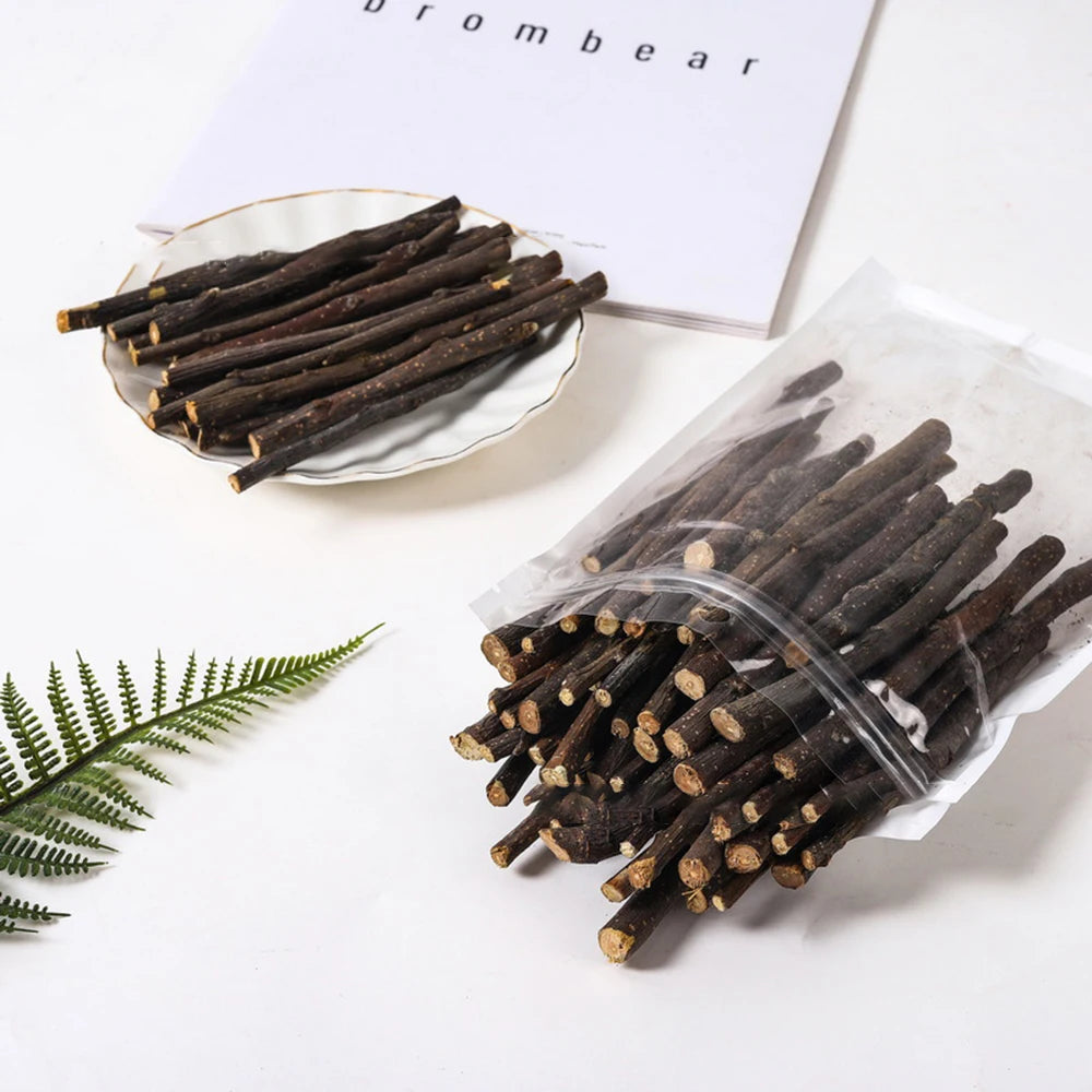 10/20pcs Professional Hamster Rabbit Molar Stick Apple Tree Stick Minerals Molar Toys for Chinchilla Hamster Rabbit Pet Supplies