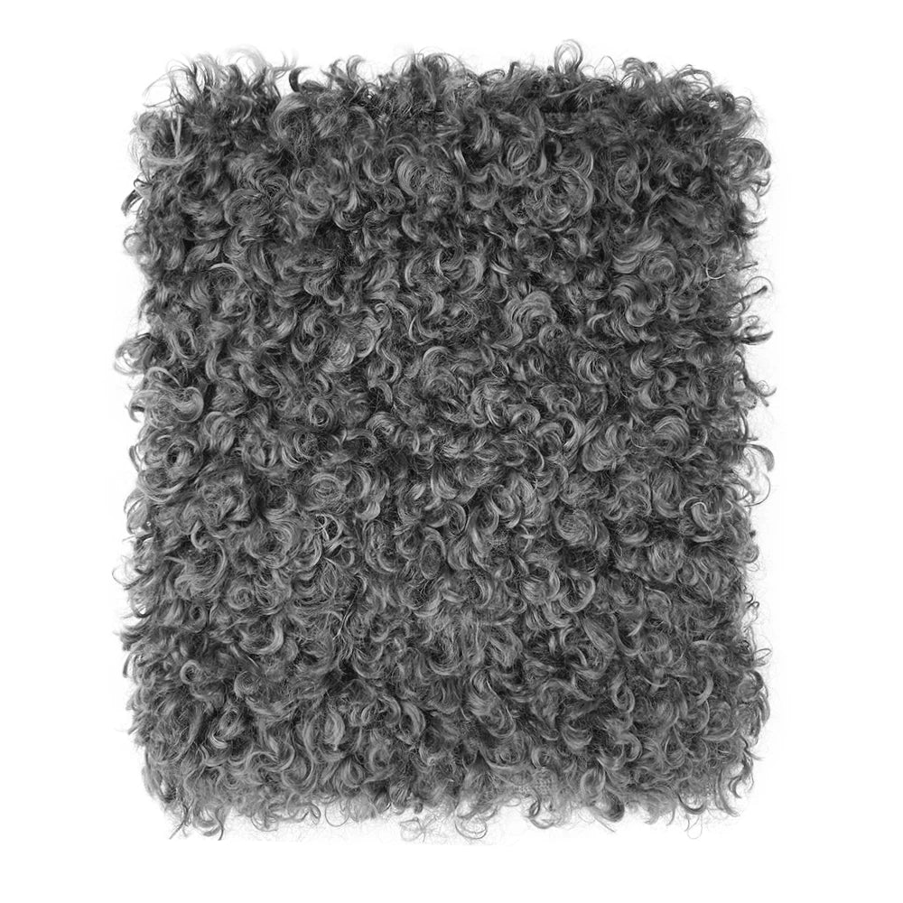 Teddy Fur Plush Fabric Polyester Soft Velvet for DIY Doll Hair Non Elastic Solid Color by Meter