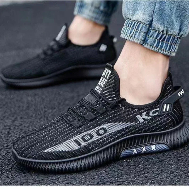 Breathable Mesh Sneakers Comfortable Casual Sport Shoes Fashion Shoes Lightweight Deodorant Outdoors Shoes Plus Size 39-44