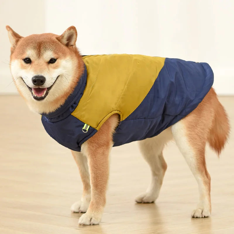 Waterproof Dog Clothes Small Large Dog Warm Jacket Pet Reflective Clothing Akita French Bulldog Medium Dog Clothing