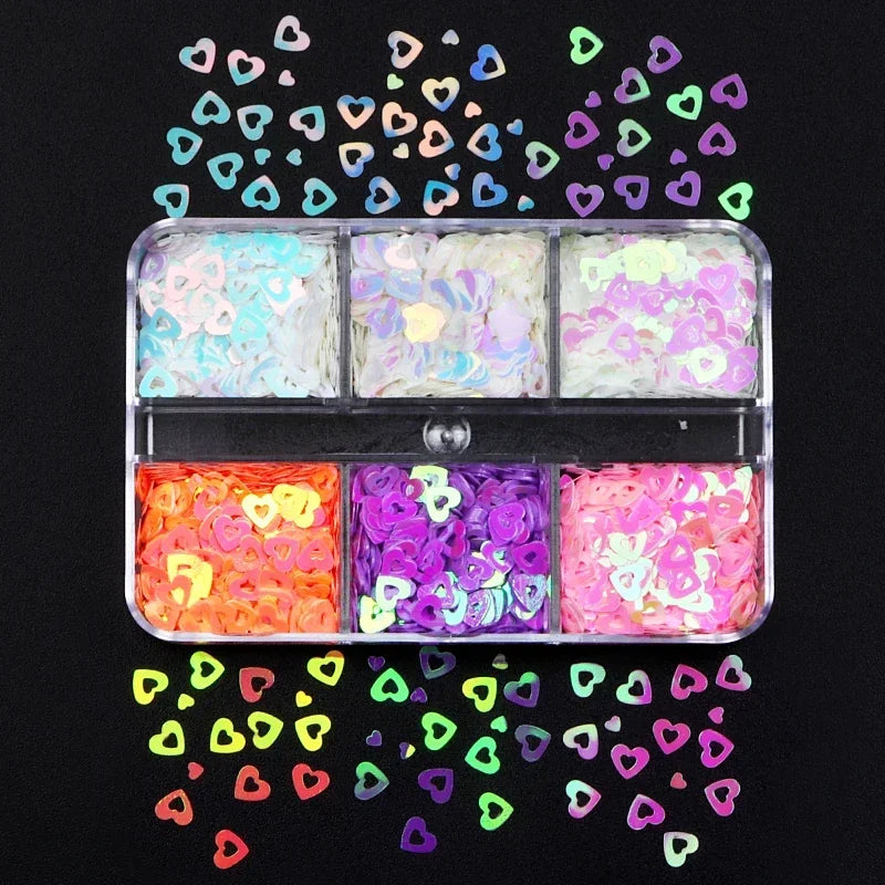 Holographic Glitter English Alphabet Flakes For DIY Resin
