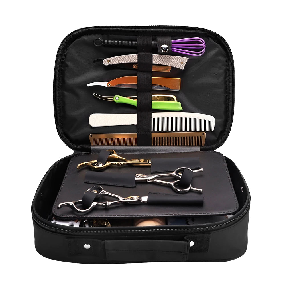 Waterproof Large Capacity Barbershop Hairdressing Tools Storage Case Portable Makeup Travel Bag for Salon Professionals