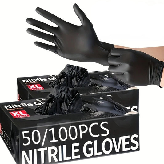 Disposable Nitrile Waterproof Gloves for Kitchen and Household Cleaning Tasks