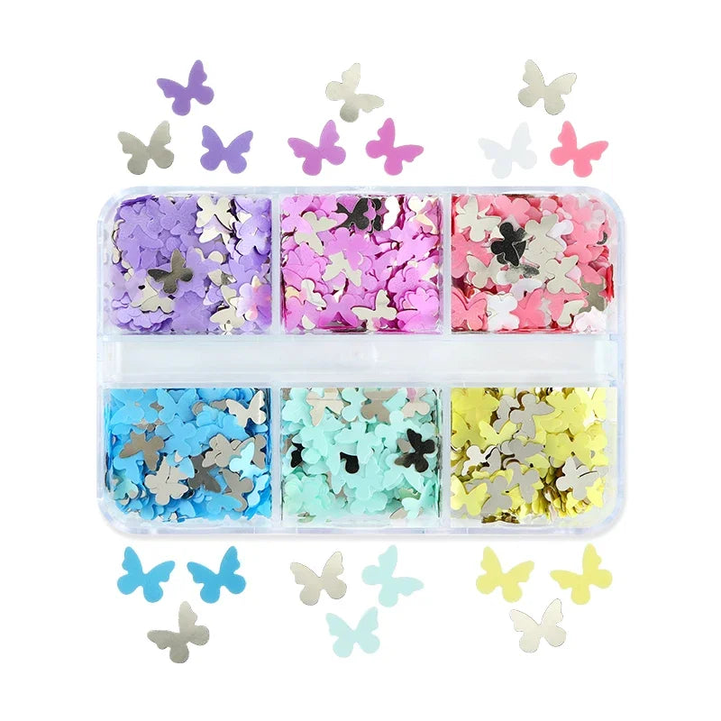 Holographic Glitter English Alphabet Flakes For DIY Resin