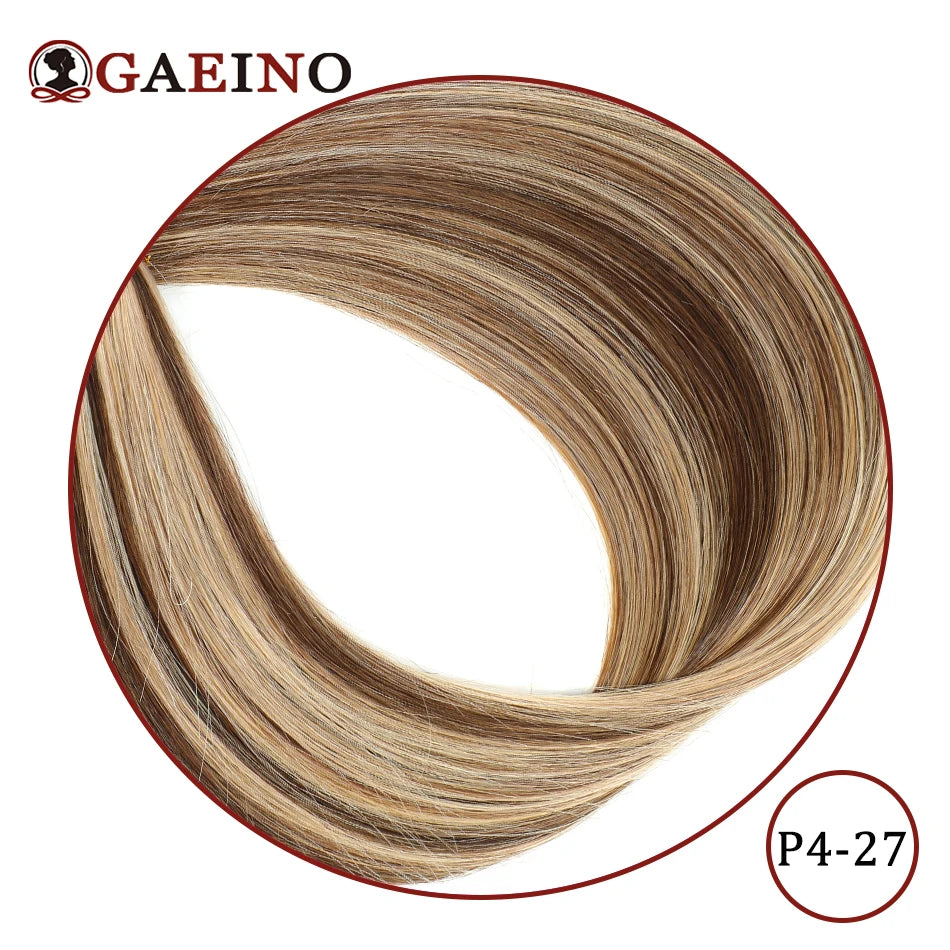 Straight Hair Bun Elegant Donut Chignon With Elastic Rubber Band Hairpiece Golden Blond Real Human Hair Extensions For Women