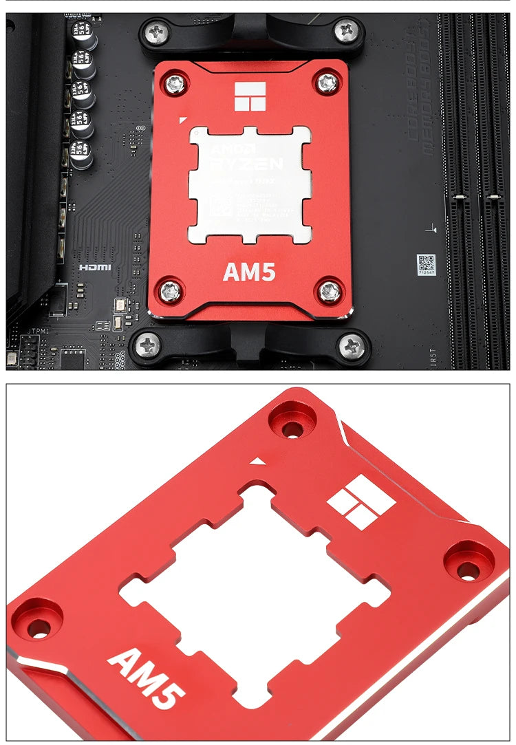 Corrección de flexión de CPU AMDAM5 BCF de Thermalright Instalación de CPU de plataforma AM5 de Deduades Smedo fija