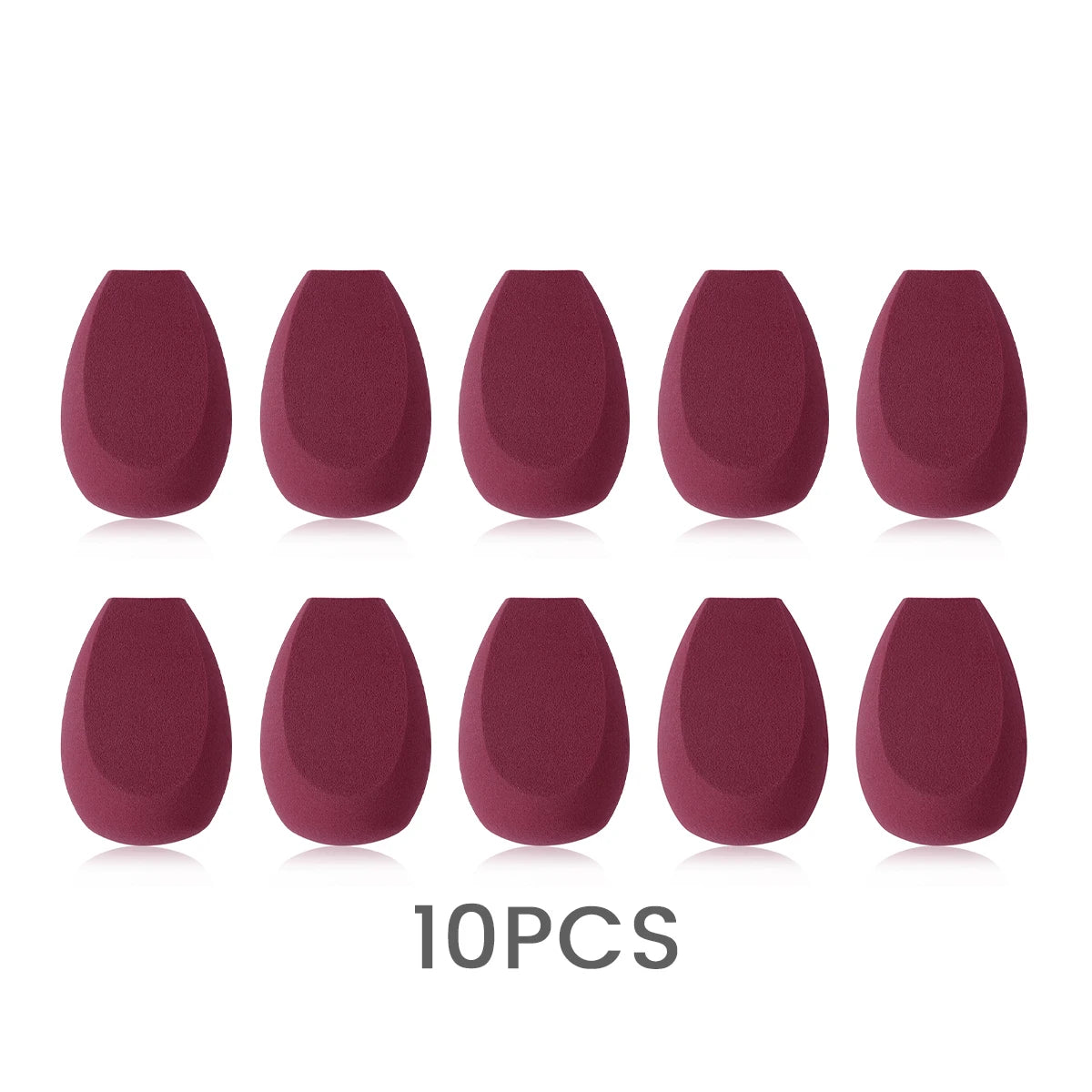 IMAGIC Professional Makeup Sponge Set 10 Pcs Ultra-Soft Wet and Dry Beauty Blender Puff for Flawless Application