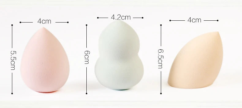 10/20/50/100Pcs Sponge Cosmetic Puff Bulk Beauty Egg Set
