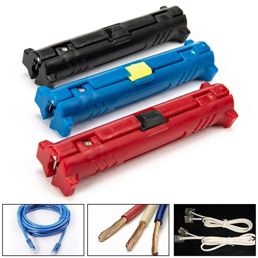 ZoeRax Electric Wire Stripper Pen network cable Tools Wire Cable Cutter Rotary Coaxial Wire Stripping Cutting Machine Pliers