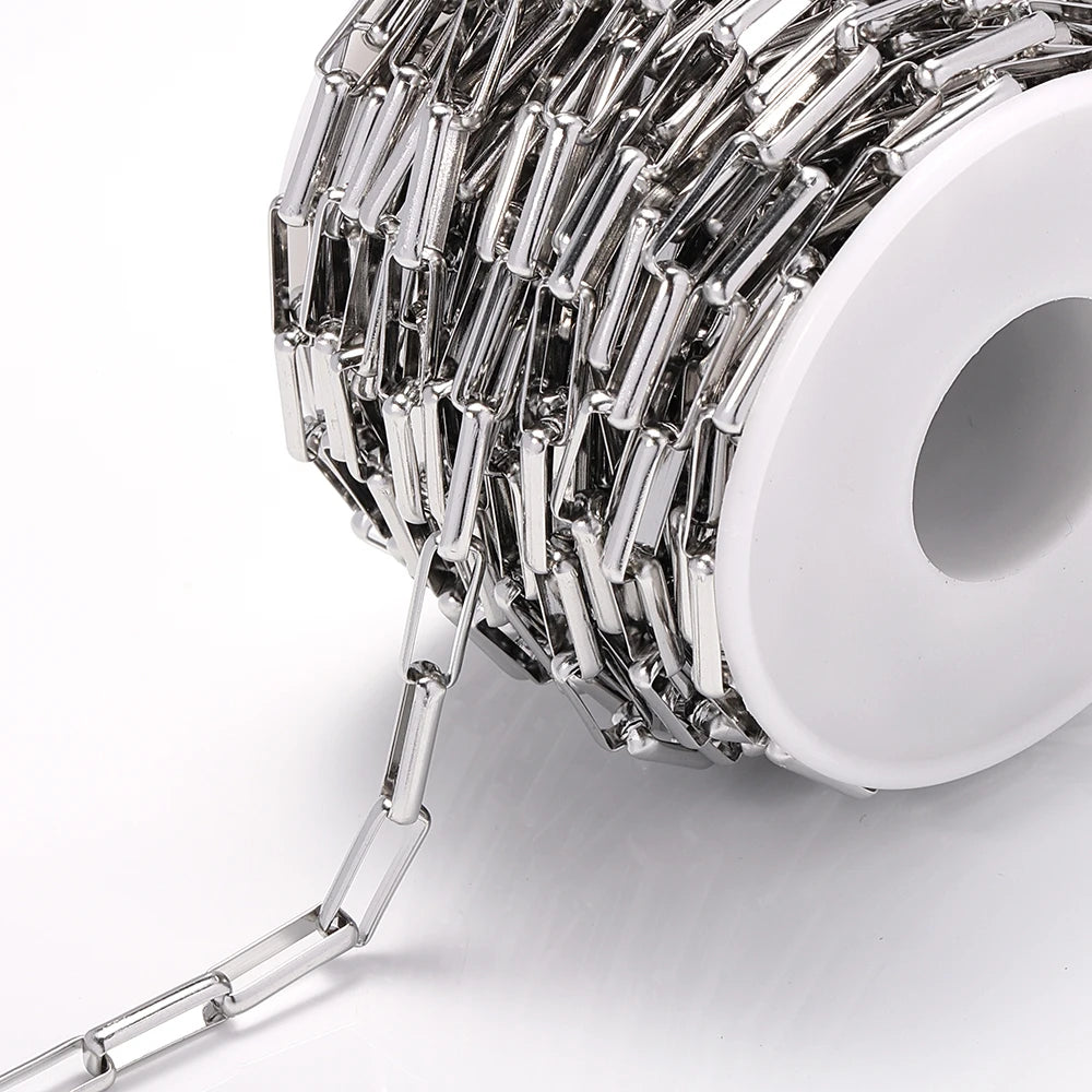 1Meter Gold Stainless Steel Chain Multi Styles for DIY Jewelry